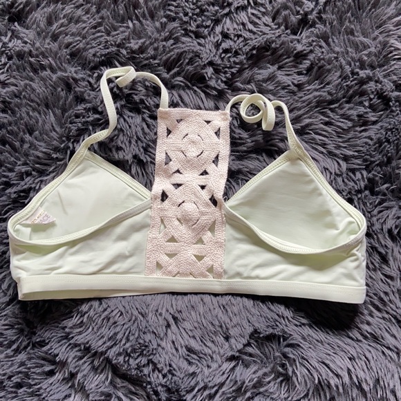 L*SPACE CROCHET SWIM HALTER MINT - Picture 2 of 4